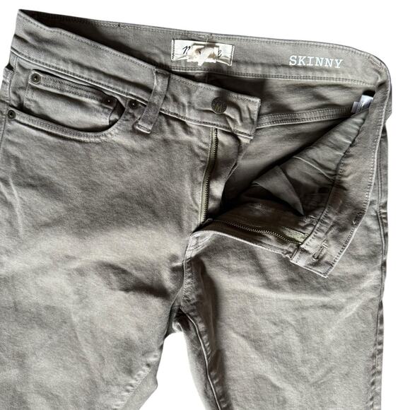 Madewell Garment-Dyed Skinny Jeans Coastal Gravel Size 31x30 - Picture 9 of 11